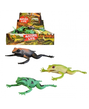 Hračka - Žaba strečová, 24ks v boxe, 17cm