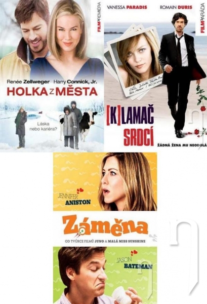 DVD Film - 3x romantický film (3DVD sada)