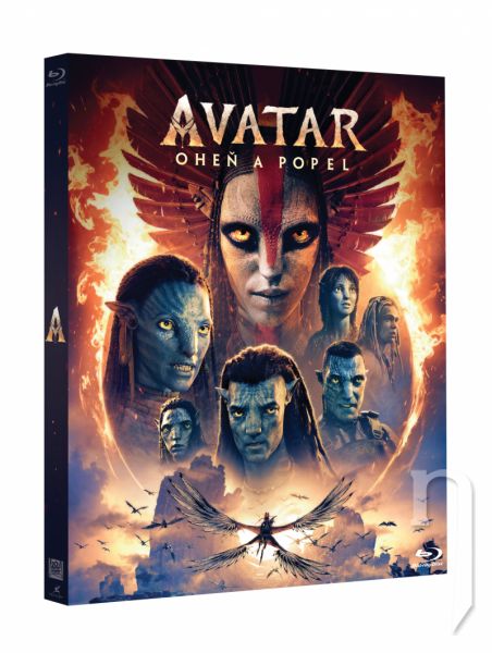 BLU-RAY Film - Avatar: Oheň a popel - 2BD (BD + BD bonus disk) - Edice v rukávu