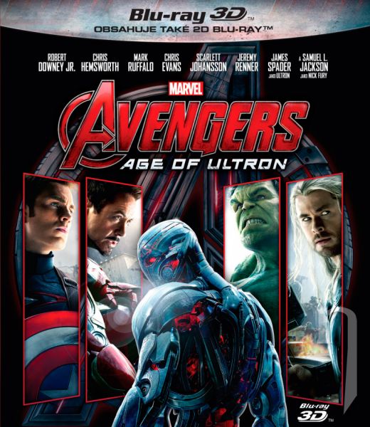 BLU-RAY Film - Avengers 2: Vek Ultrona - 3D/2D