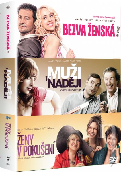 DVD Film - Bezva ženská na krku, Muži v naději, Ženy v pokušení