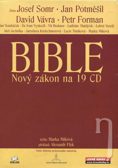 CD - Biblia - Nový zákon (19 CD)