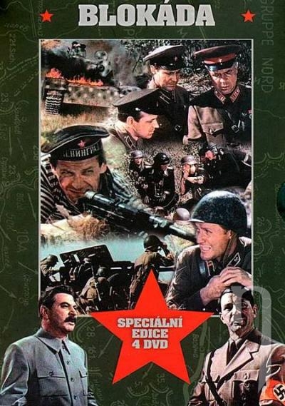 DVD Film - Blokáda kolekce 4 DVD - sada 4 DVD bez cover obalu z kolekce(sada 4 samostatných DVD)
