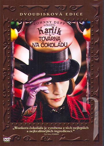 DVD Film - Karlík a továrna na čokoládu (2 DVD)