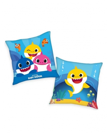 Hračka - Dekorační polštářek č. 3 - Baby Shark - 40 x 40 cm
