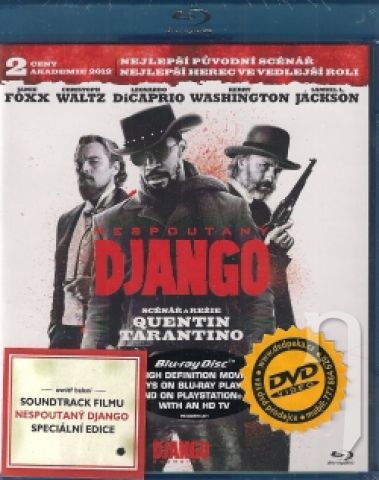 BLU-RAY Film - Nespoutaný Django + Soundtrack