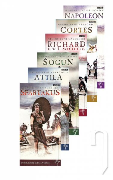 DVD Film - DVD sada: Nesmrtelní válečníci (6 DVD)