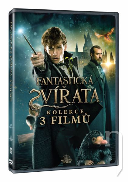 DVD Film - Fantastická zvířata kolekce 1-3. 3DVD