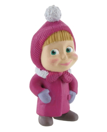 Hračka - Figurka Máša s čepicí - Máša a Medvěd (6 cm)