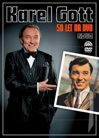 DVD Film - KAREL GOTT - 50 LET NA DVD - BOX 5DVD
