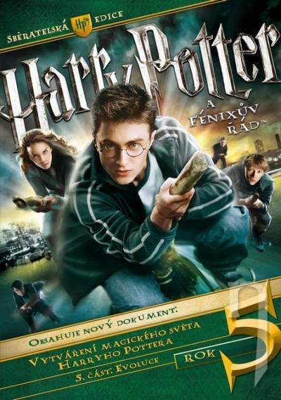 DVD Film - Harry Potter a Fénixov rád - Slovenský dabing (3 DVD)