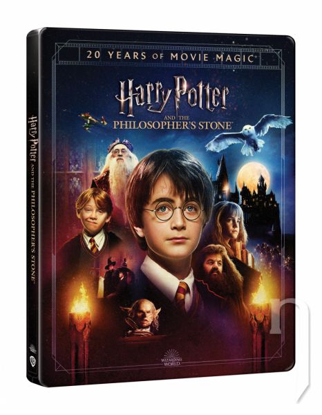 BLU-RAY Film - Harry Potter a Kámen mudrců (20. výročí) 3BD (UHD+BD+BD Magical movie mode) - steelbook