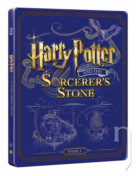 BLU-RAY Film - Harry Potter a kámen mudrců (BD+DVD bonus) - steelbook