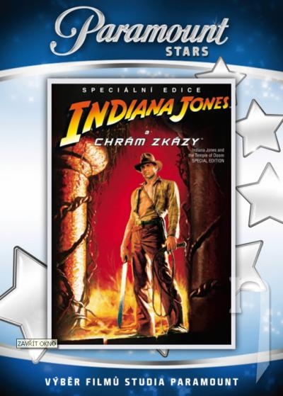 DVD Film - Indiana Jones a chrám skazy