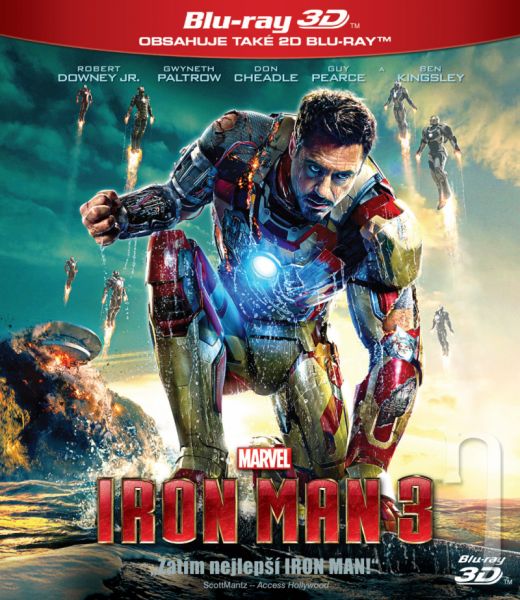 BLU-RAY Film - Iron Man 3 3D/2D (2 Bluray)