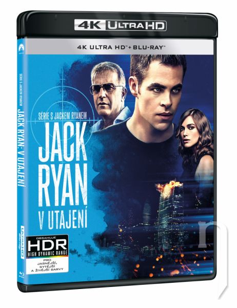 BLU-RAY Film - Jack Ryan: V utajení 2BD (UHD+BD)