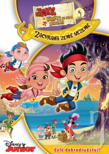 DVD Film - DISNEY JUNIOR: JAKE A PIRÁTI ZE ZEMĚ NEZEMĚ: ZÁCHRANA ZEMĚ NEZEMĚ