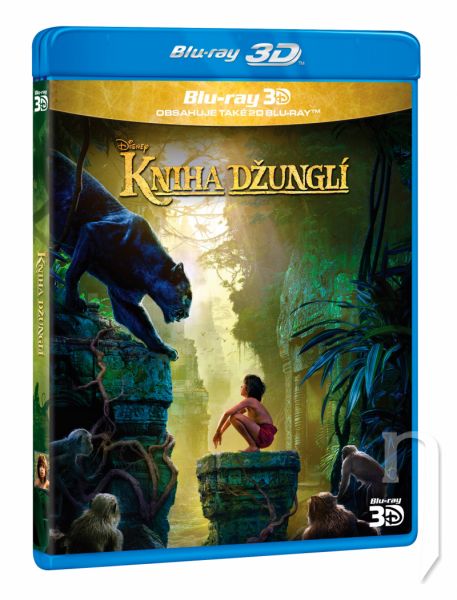 BLU-RAY Film - Kniha džungle - 3D/2D