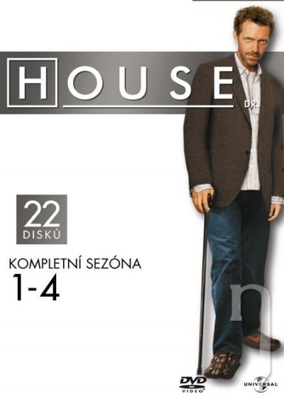 DVD Film - Kolekce: Dr. House - sezony 1 - 4 (22 DVD)