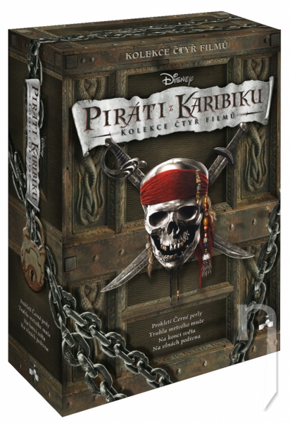 DVD Film - Kolekce: Piráti z Karibiku 1.- 4.