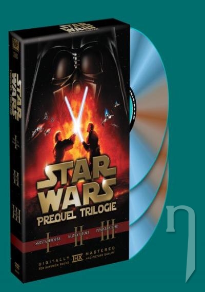 DVD Film - Kolekcia 3DVD Star Wars (I, II, III)