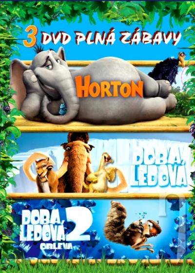 DVD Film - Kolekcia: Horton, Doba ľadová, Doba ľadová 2 (3 DVD)