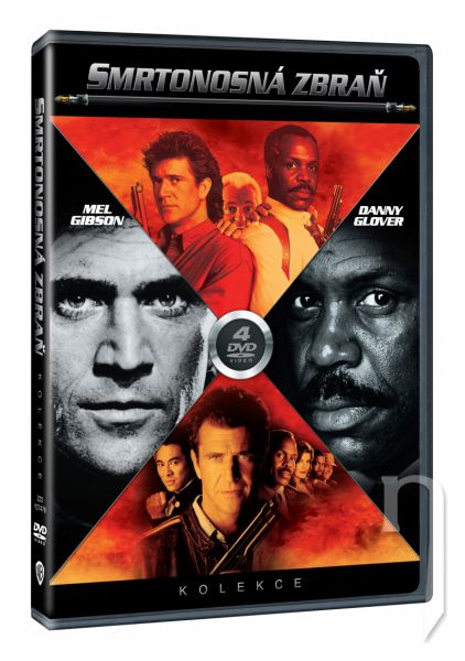 DVD Film - Smrtonosná zbraň kolekce 1-4. 4DVD