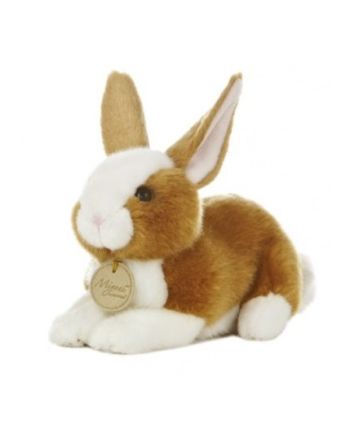 Hračka - Plyšový zajíček hnědý - Miyoni (20,5 cm)