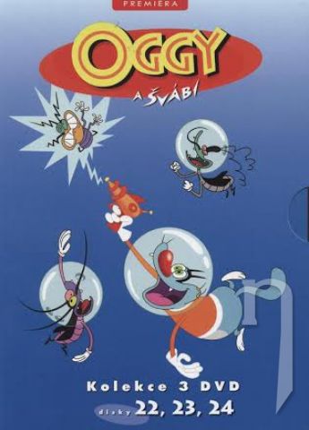 DVD Film - Oggy a švábi 22-24 (3 DVD)