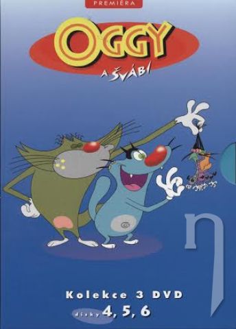 DVD Film - Oggy a švábi 4-6 (3 DVD)
