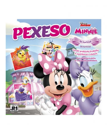 Hračka - Pexeso a omalovánka - Minnie Mouse - 21,5 x 21,5 cm