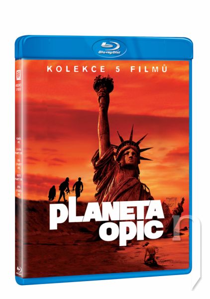 BLU-RAY Film - Planeta opic kolekce 1-5 5BD