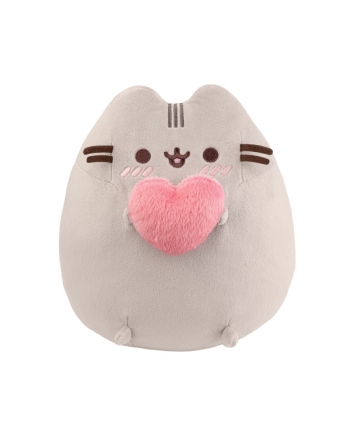 Hračka - Plyšová Pusheen se srdíčkem - Pusheen - 24 cm