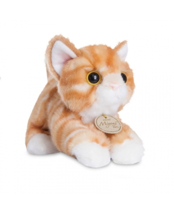 Hračka - Plyšové kotě rezavé - Miyoni - 20 cm