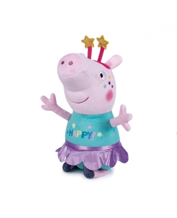 Hračka - Plyšové Prasátko - Happy - Prasátko Peppa - 31 cm
