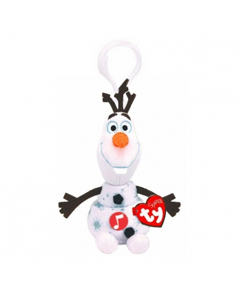 Hračka - Plyšový prívesok - snehuliak Olaf so zvukom - Frozen 2 - 10 cm