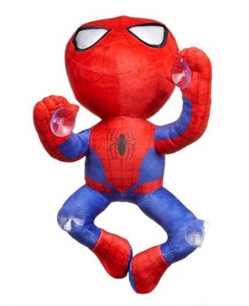 Hračka - Plyšový Spiderman lezúci s prísavkami - Marvel (30 cm)