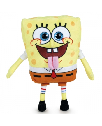 Hračka - Plyšový SpongeBob - 3D oči - 20 cm (28 cm na výšku)