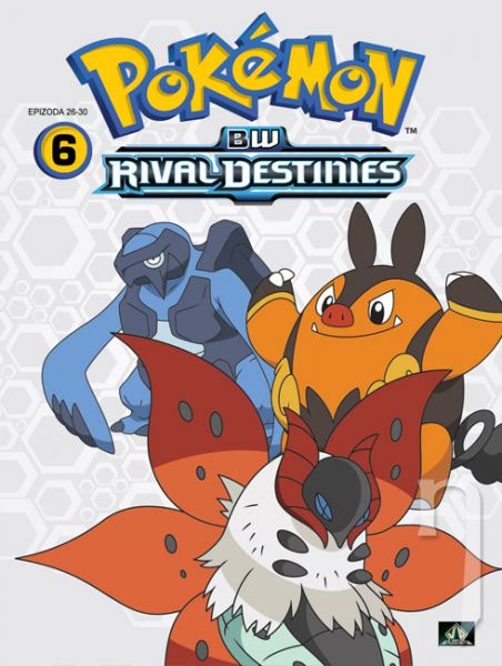 DVD Film - POKÉMON: B&W RIVAL DESTINIES 15. série, disk 6