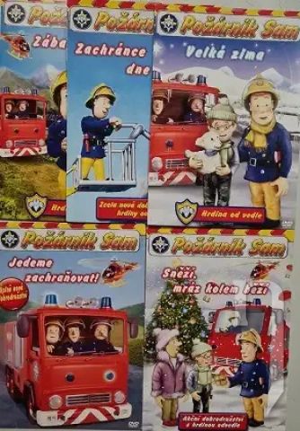 DVD Film - Požárník Sam - 5 DVD sada