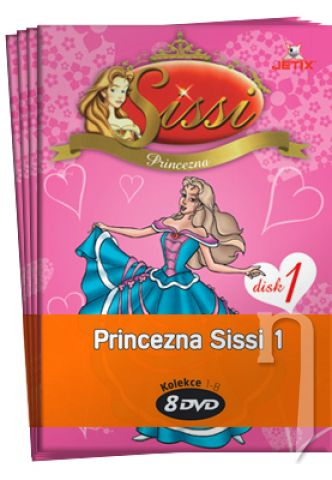 DVD Film - Princezna Sissi (8 DVD)