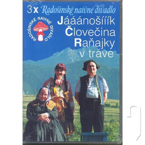 DVD Film - 3x RND - JÁNOŠÍK, ČLOVEČINA A RAŇAJKY V TRÁVE