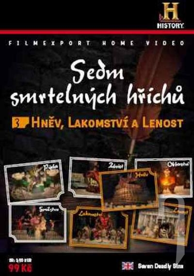 DVD Film - Sedm smrtelných hříchů - III.DVD - Hnev. lakomství, lenost (digipack) FE