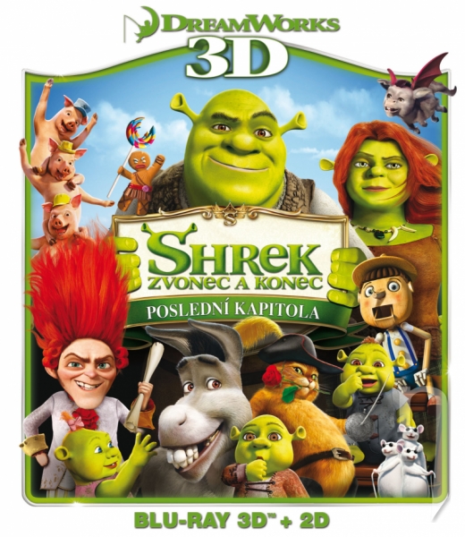 BLU-RAY Film - Shrek: Zvonec a konec 3D + 2D