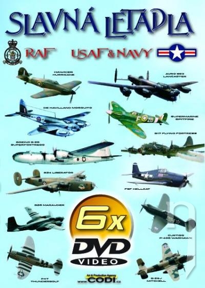 DVD Film - Slavná letadla (6DVD)
