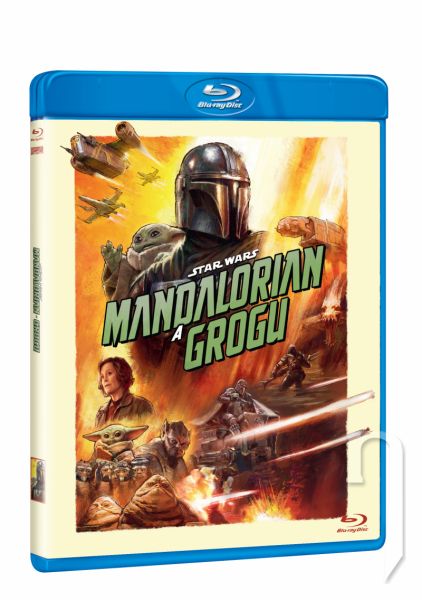 BLU-RAY Film - Star Wars: Mandalorián a Grogu