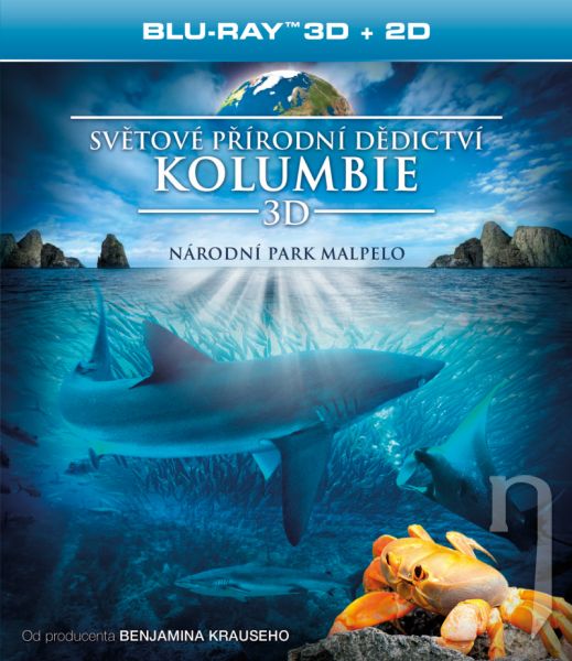 BLU-RAY Film - Světové přírodní dědictví: Kolumbie - Národní park Malpelo BD (3D)