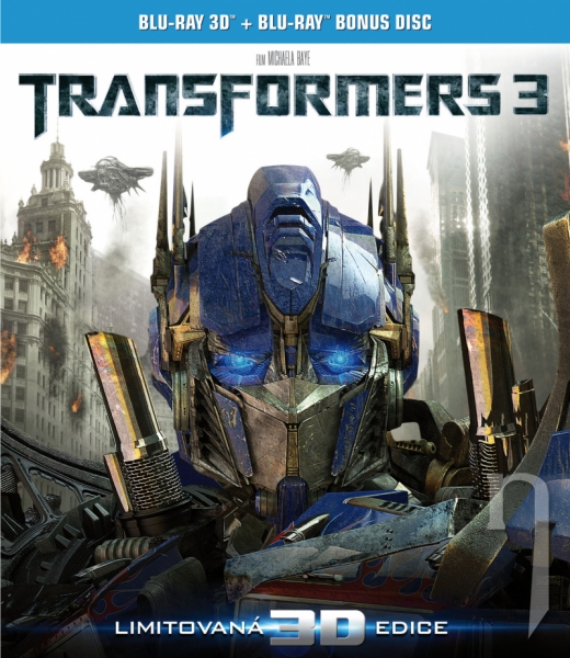 BLU-RAY Film - Transformers 3: Odvrácená strana Měsíce (3D + 2D Bluray)