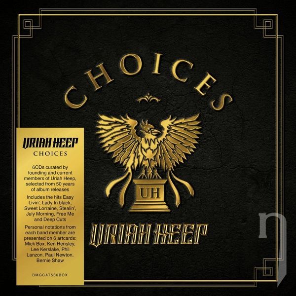 CD - Uriah Heep : Choices / Boxset + 6 Artcards - 6CD