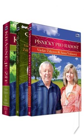 DVD Film - VÁCLAV ŽÁKOVEC a ANNA VOLÍNOVÁ - KOMPLET (8cd+2dvd)